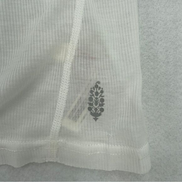 -FP Movement by Free People Very Varsity Women's Ribbed Sheer Tank Top NWT XS - Picture 5 of 15